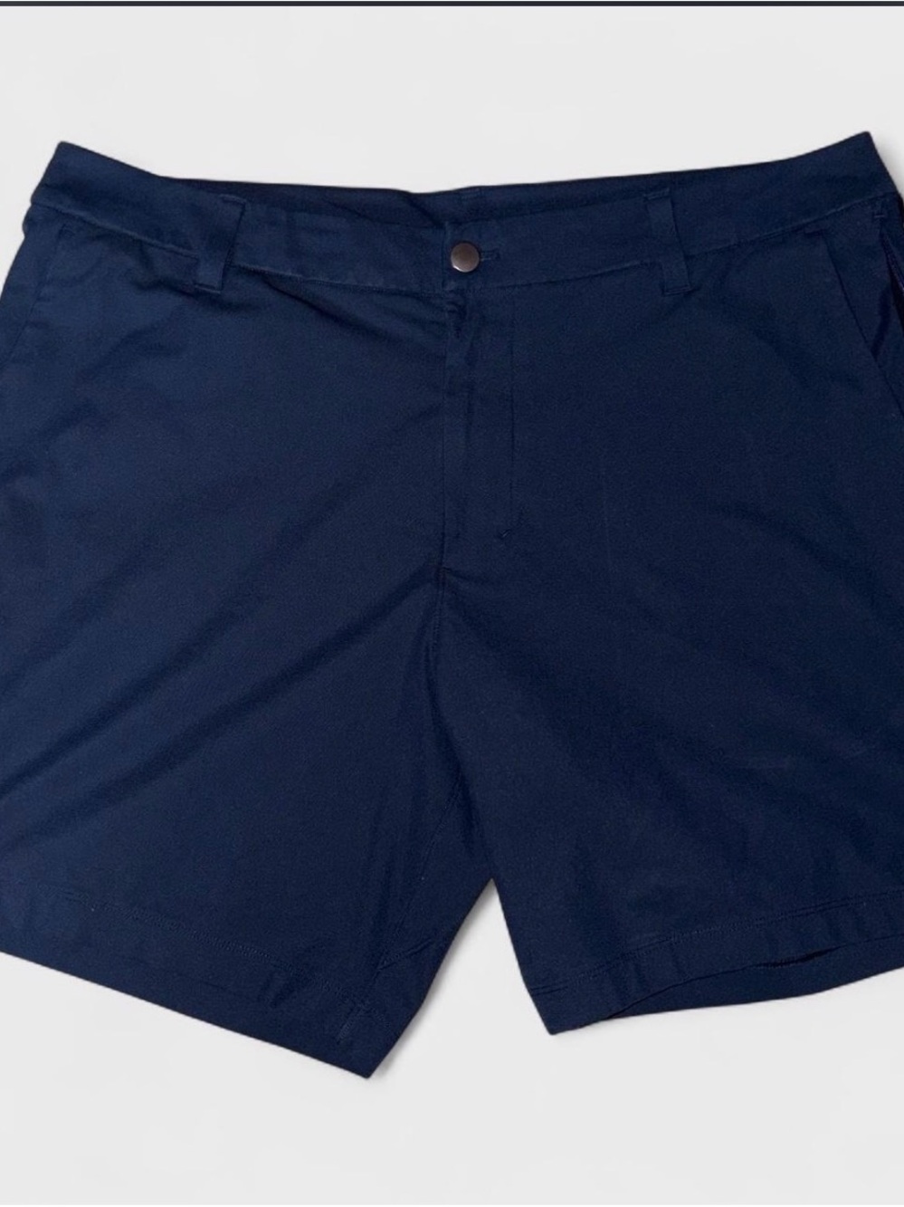 lululemon athletica Men's Dark Navy Flat-Front Shorts